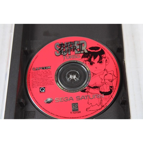Super Puzzle Fighter II Turbo (Sega Saturn) Long-Box, No manual - Picture 4 of 8